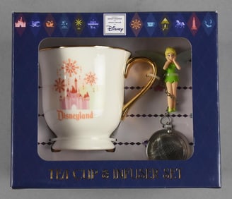 Disney Artist Showcase Teacup & Infusion Set, Tinkerbell MIB