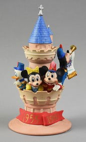 1955-1990 Walt Disney Disneyland Cinderella Castle Music Box