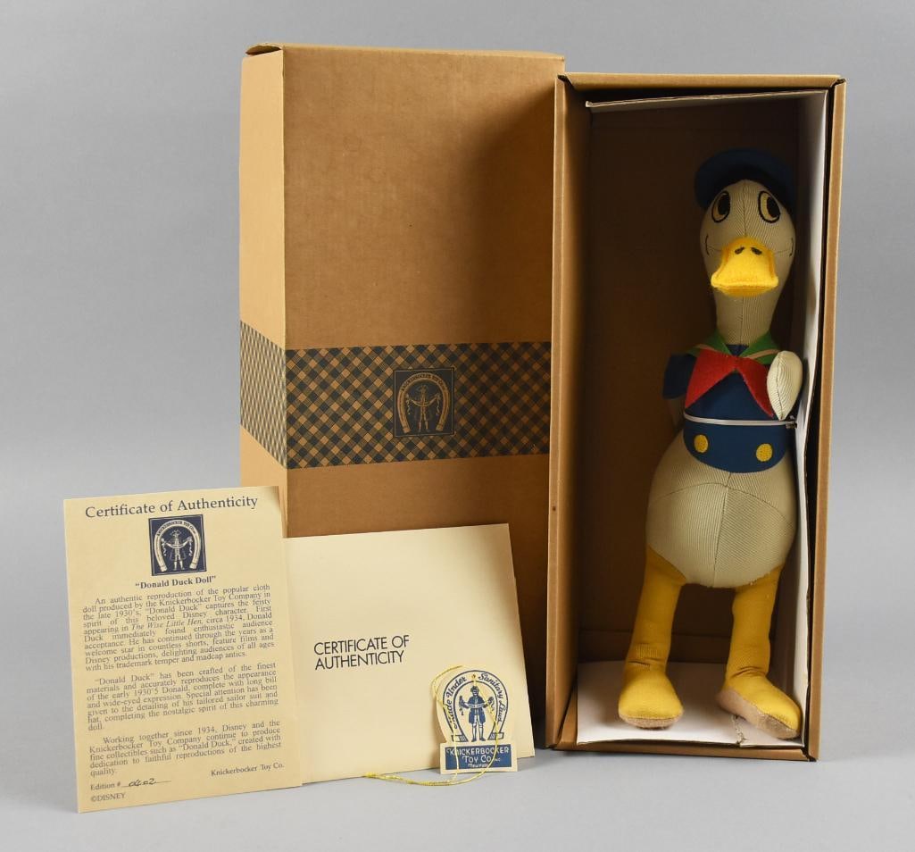 Donald Duck Doll, COA MIB Knickerbocker Toy Co (1 of 7)