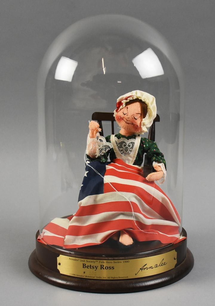 1990 Annalee Doll Society Betsy Ross #232, Dome Display (1 of 6)