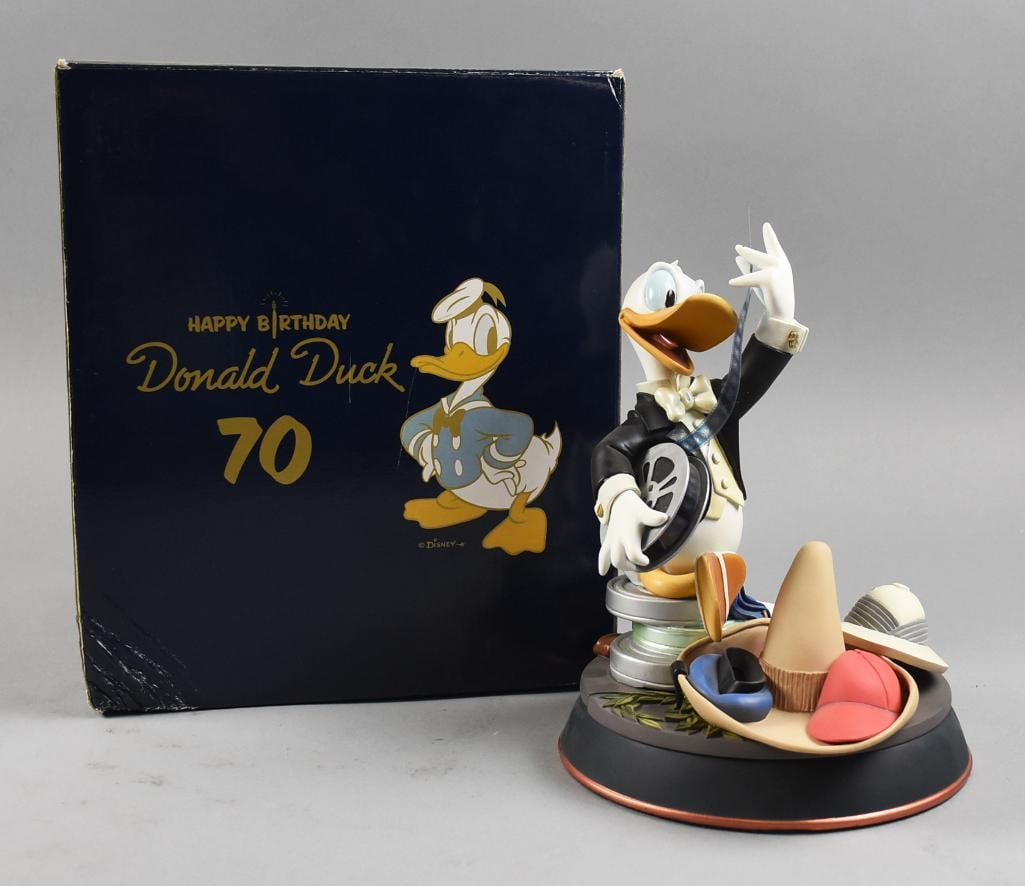 Disney Markrita Donald Duck 70th Birthday Figure - MIB (1 of 8)