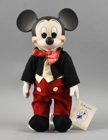 1985 Dolls By Jerri Porcelain Mickey Mouse Original Hang Tag