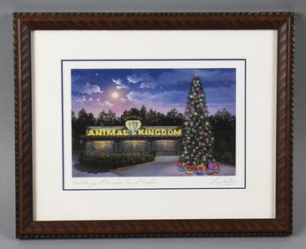 Holidays at Disney's Animal Kingdom L. Dotson Signed Print