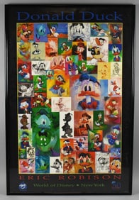 Eric Robison Donald Duck World of Disney Framed Poster