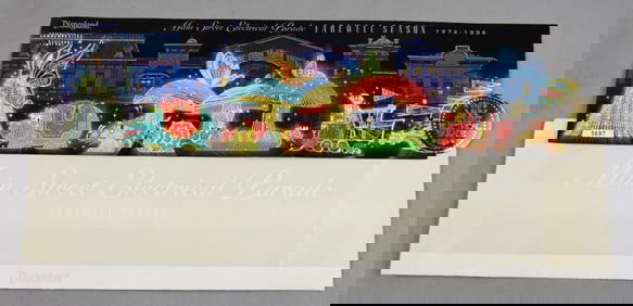 Main Street Electrical Parade 1972-1996 Commemorative Passport