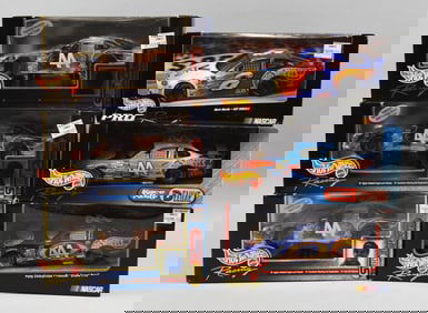 (6) 1998-99 Hot Wheels Racing 1:24 Scale MIB-NOS