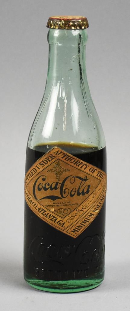 1900-1915 Coca Cola, Early Label, Unopened Bottle (1 of 5)