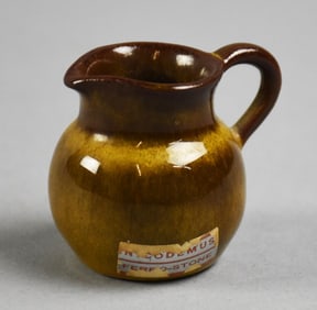 Nicodemus Art Pottery Ferro-Stone Pitcher Original Label