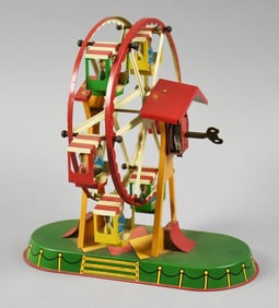 Josef Wagner Tin Key Wind Ferris Wheel with Key