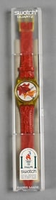 1996 Swatch Lylium Atlanta Olympics Wrist Watch MIB NOS
