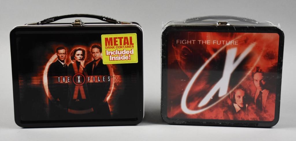 X-Files Tin Lunch Boxes 1998, 2001 NECA (1 of 5)