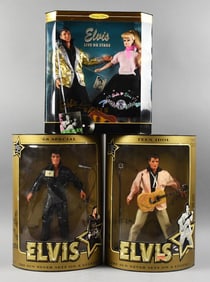 1993, 96 Hasbro, Elvis and Barbie/ Elvis Dolls NRFB