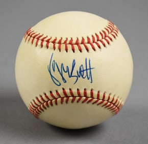 George Brett, Kansas City Royals & HOF Signed Baseball