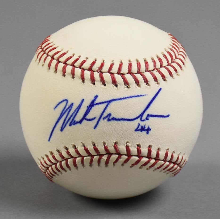 Mark Trumbo Anaheim Angels Signed Baseball MLB Hologram (1 of 3)