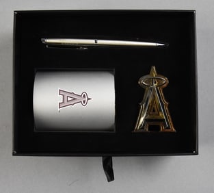 Anaheim Angels Holiday Desk Set in Original Box