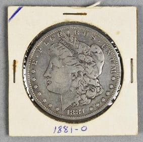 1881 O Morgan Silver Dollarr