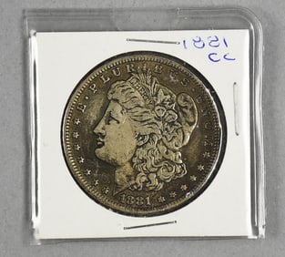 1881 CC Morgan Silver Dollar - Key Date