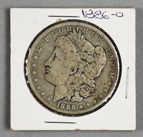1886 O Morgan Silver Dollar