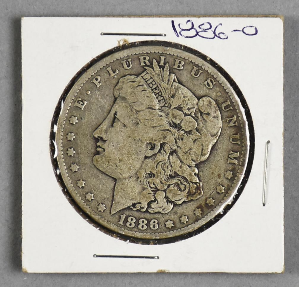 1886 O Morgan Silver Dollar: Great 1886 O Morgan silver dollar.