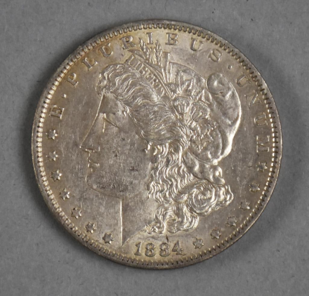 1884 O Morgan Silver Dollar: Great looking 1884 O Morgan silver dollar.