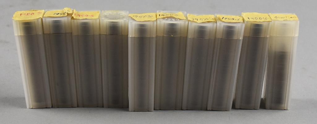 (10) 1940s-50s Plastic Penny Rolls - Unchecked (1 of 4)