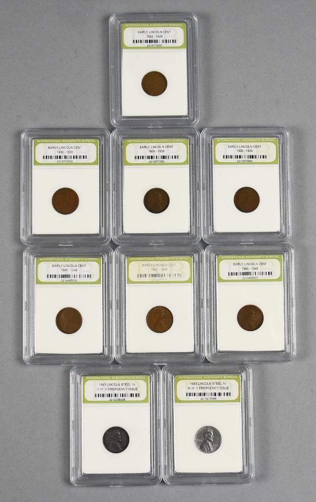 INB Early and Emergency Release Pennies 1920s-1949 (1 of 8)