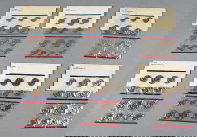 1980-81 Mint Uncirculated Coin Sets, Denver, Philadelphia