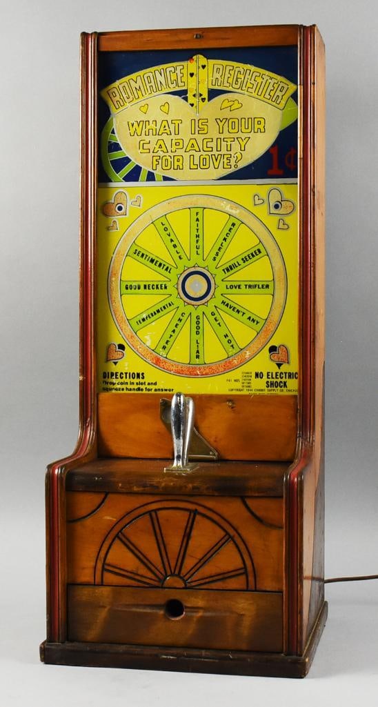 1944 Exhibit Supply Co Romance Register 1c Love Meter (1 of 14)