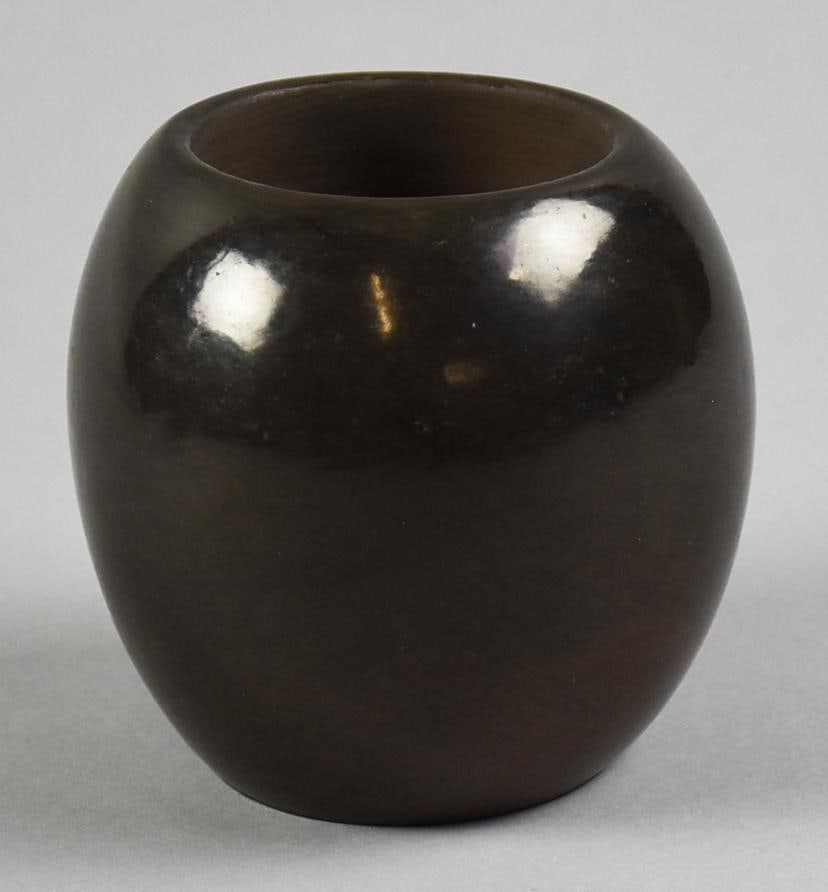 Myra Sisneros Santa Clara Blackware Vase (1 of 5)