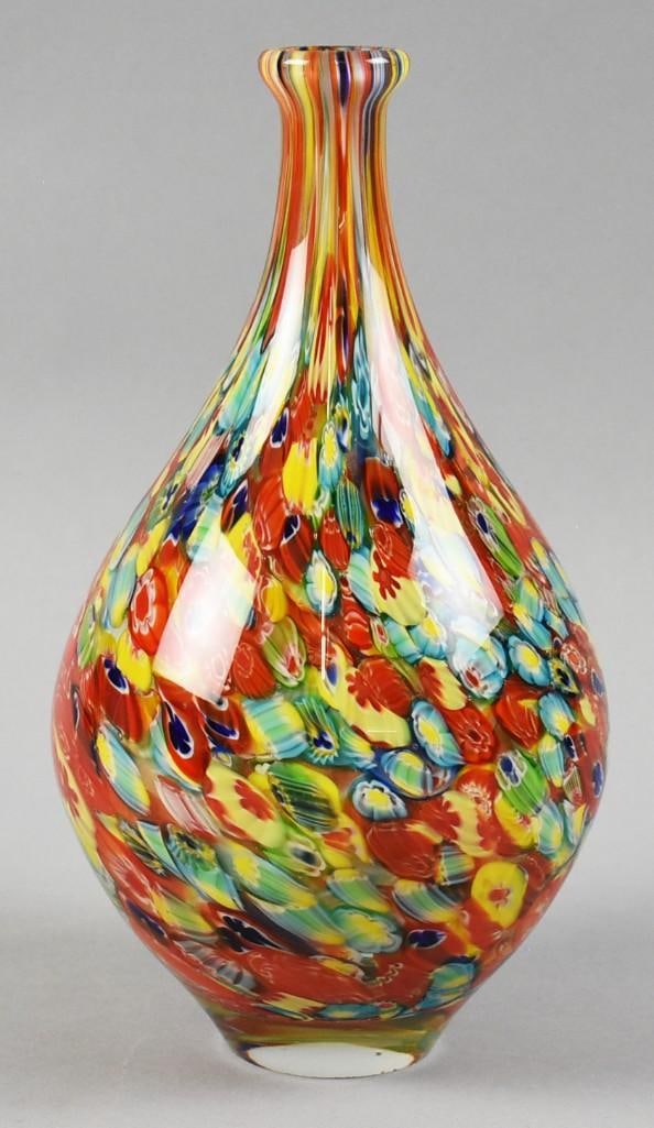 Fratelli Toso Murano Millefiori Murrine Vase (1 of 6)