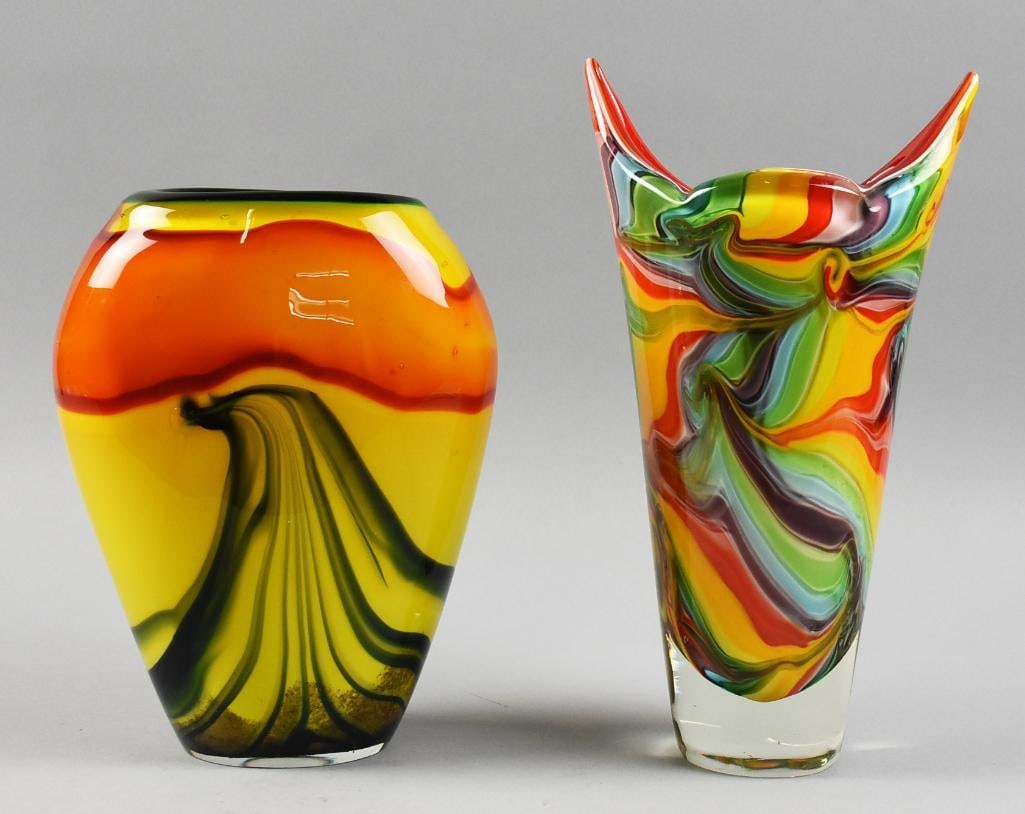 Master Glass Artist Cristiano Jito Art Glass Vases (1 of 6)