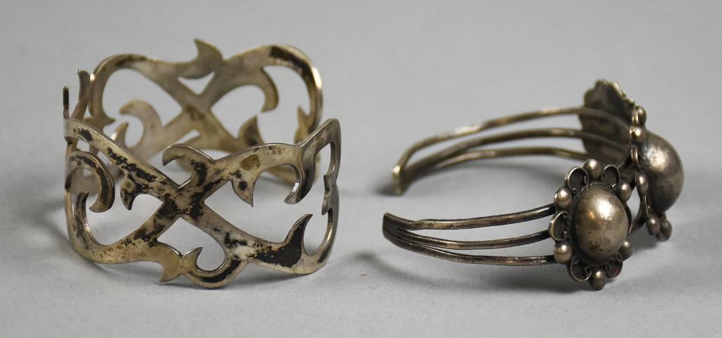 Sterling Cuff Bracelets - 5