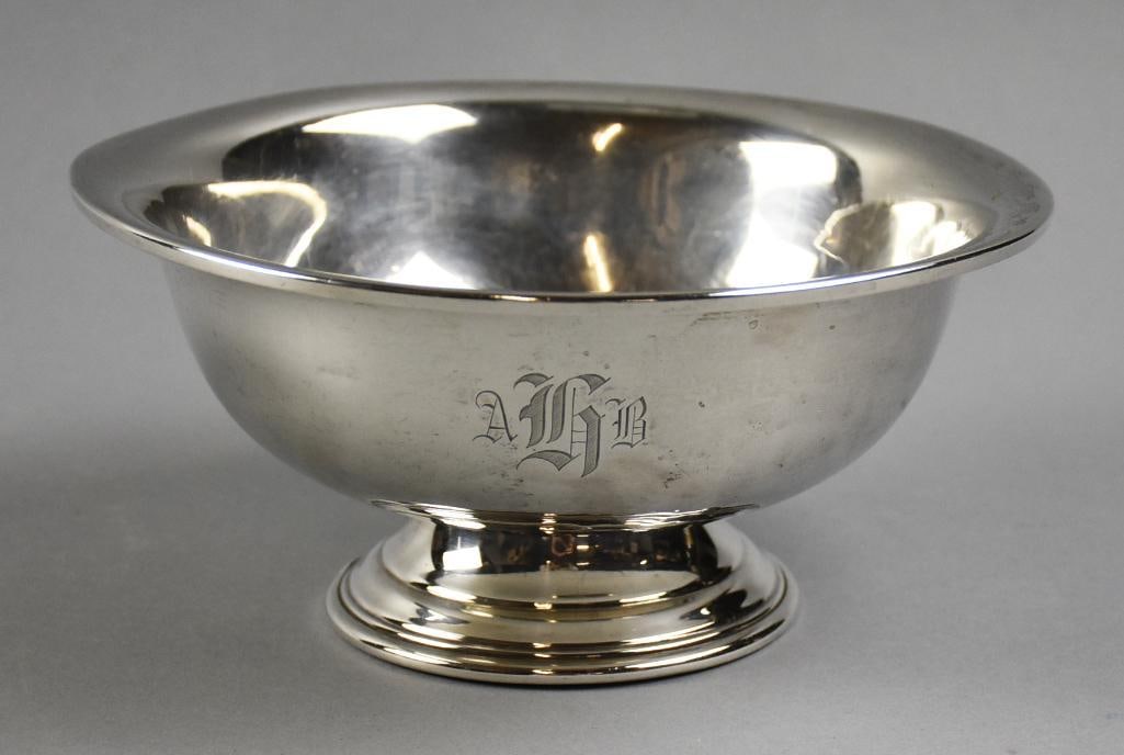 Vintage HGSC Sterling Pedestal Hollowware Bowl (1 of 5)