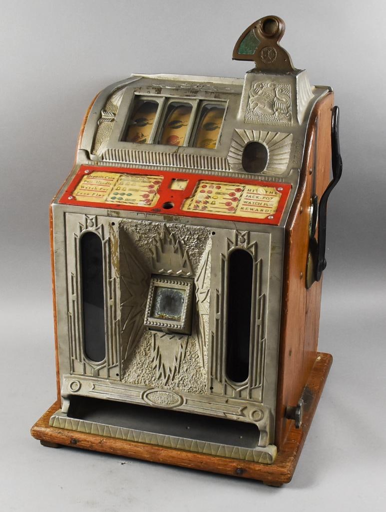 c1925 Mills Novelty Liberty Nickel Slot Machine (1 of 13)