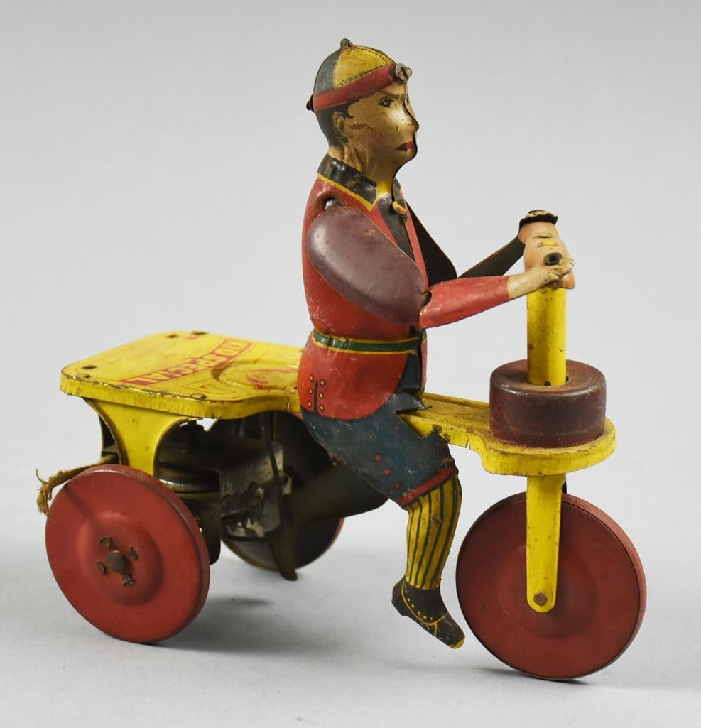 c1920 Behrend & Rothschild Kid Special Boy on Scooter (1 of 8)