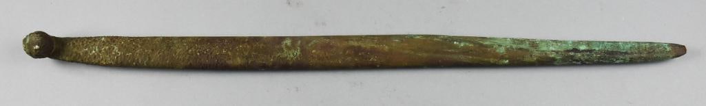 Ancient Style Near Eastern Heavy Copper Dagger (1 of 7)