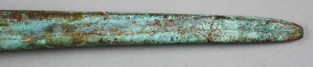 Ancient Style Near Eastern Heavy Copper Dagger - 5