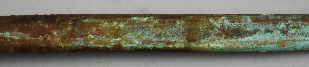 Ancient Style Near Eastern Heavy Copper Dagger - 6