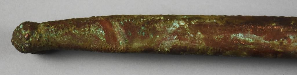 Ancient Style Near Eastern Heavy Copper Dagger - 7
