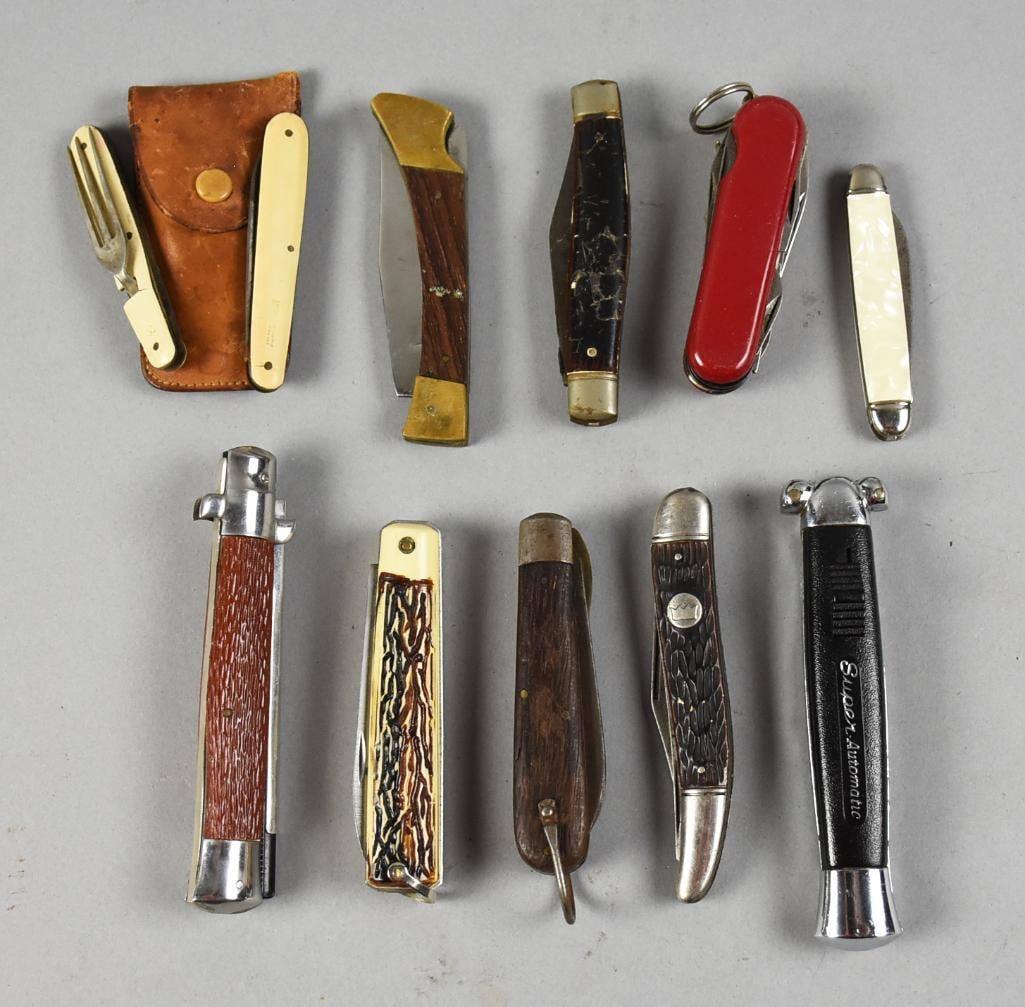 (10) Vintage Assorted Pocket Knives & MOre (1 of 7)