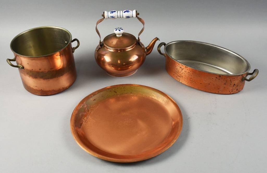 Vintage Copper Assortment, Various Mfgs - 2