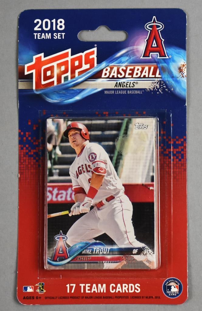 2018 Topps Anaheim Angels Team Set, Ohtani Rookie Card MIP (1 of 2)