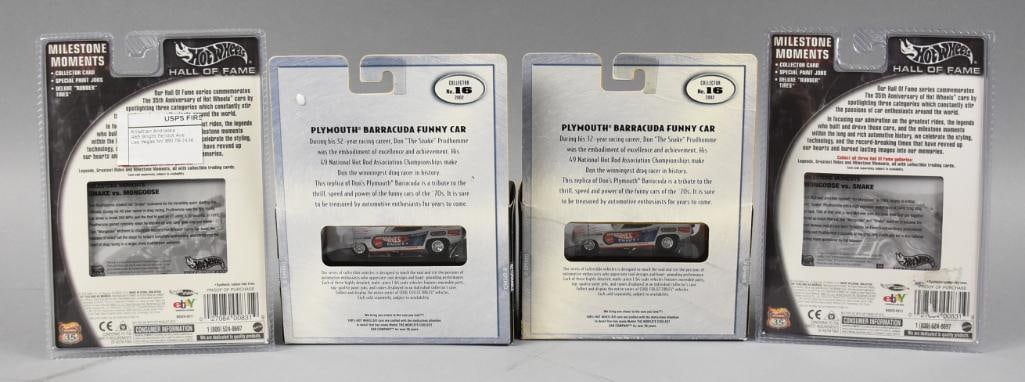 (4) 2000, 2002-03 Mattel Hot Wheels Mongoose & Snake MIP NOS - 2