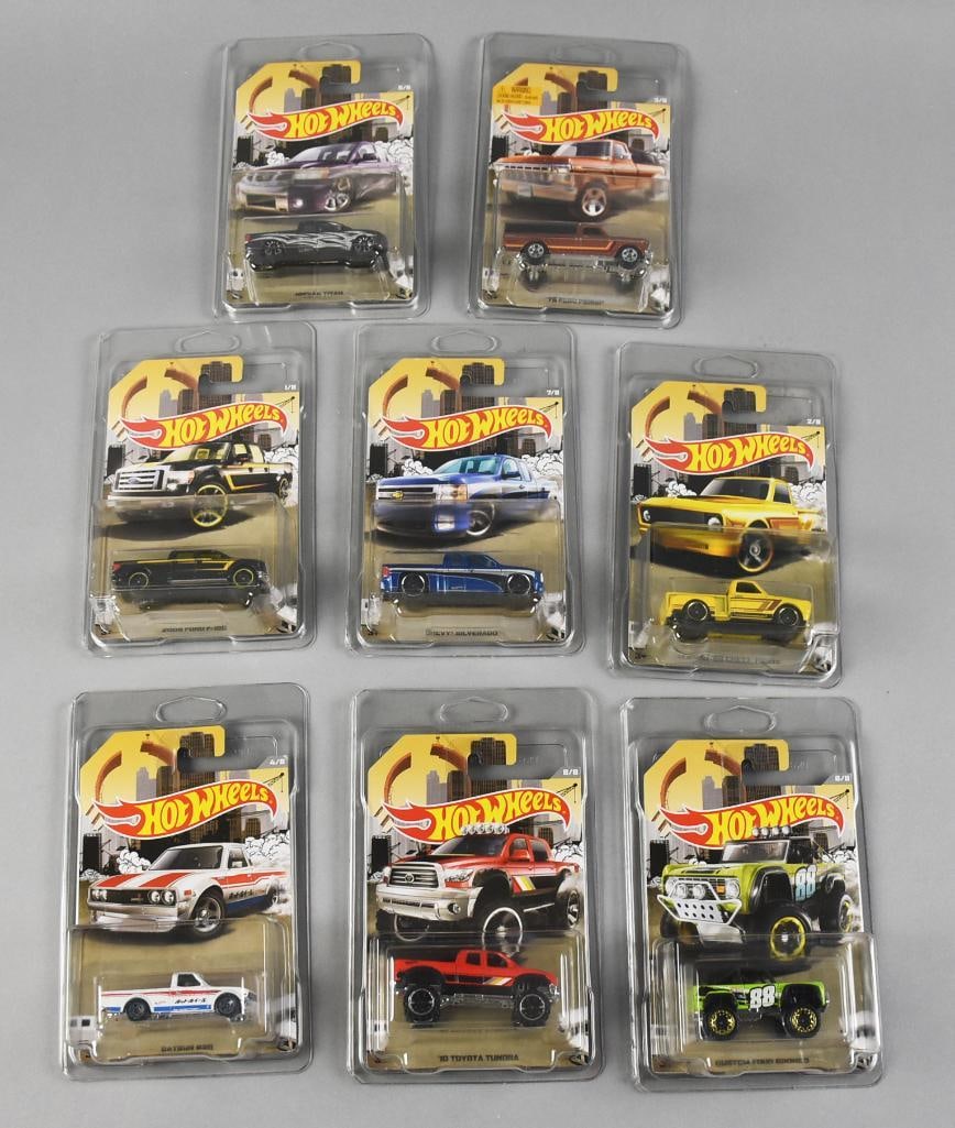 (8) 2015 Mattel Hot Wheels Pickup Truck Assortment MOC NOS (1 of 3)