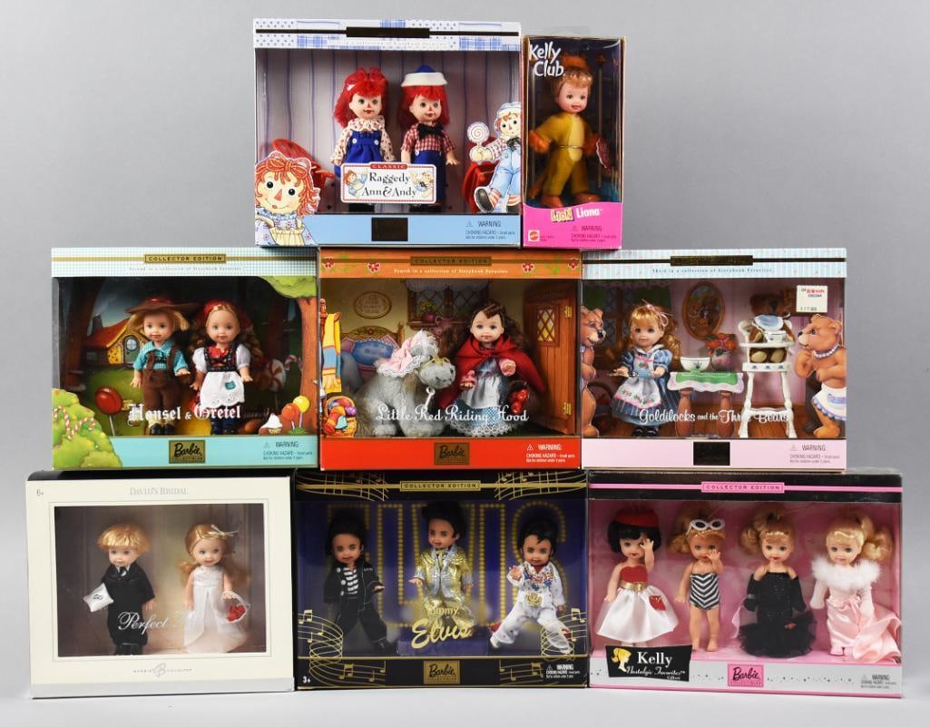 (8) 1990s-2000s Mattel Tommy & Kelly (Barbie) Sets NRFB NOS (1 of 2)