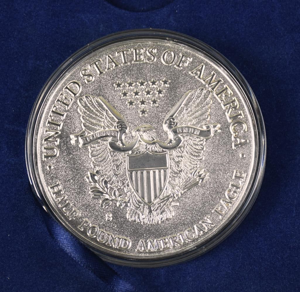 2015 Amer. Eagle Proof - Silver plate COA - 3