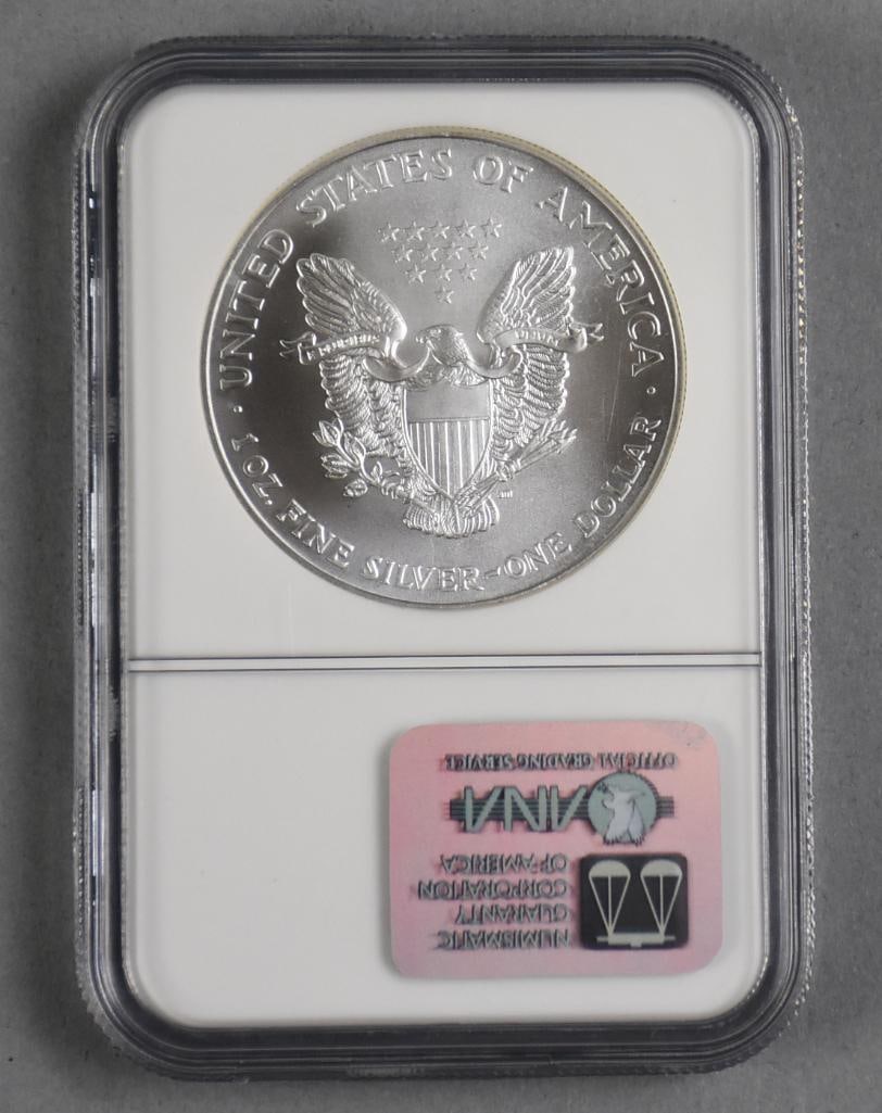 2003 Silver Eagle 1oz .999 NGC MS 69 - 2