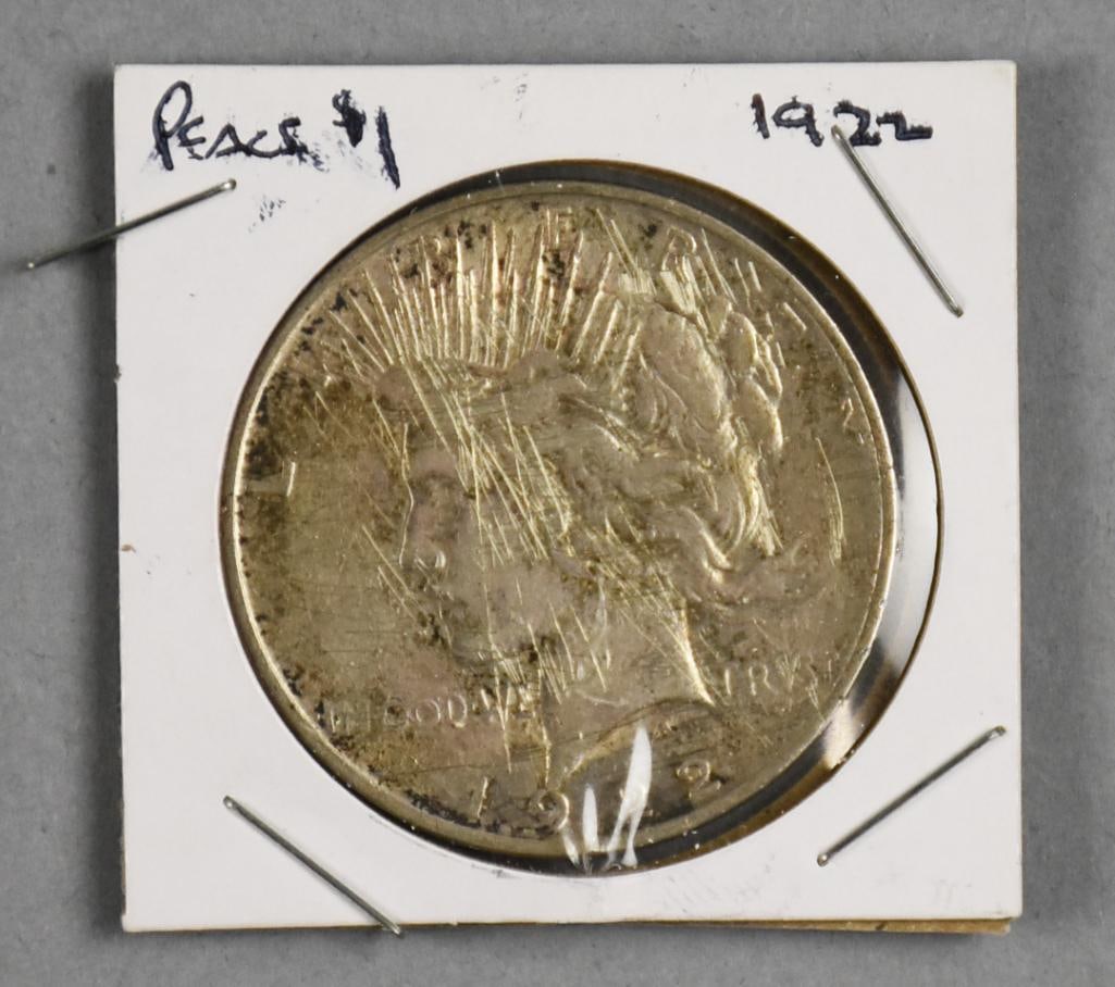 1922 Silver Peace Dollar (1 of 3)