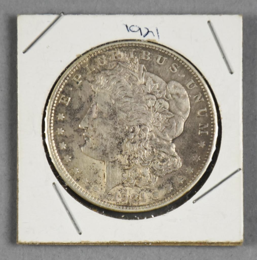 1921 Morgan Silver Dollar - Very Good (1 of 2)