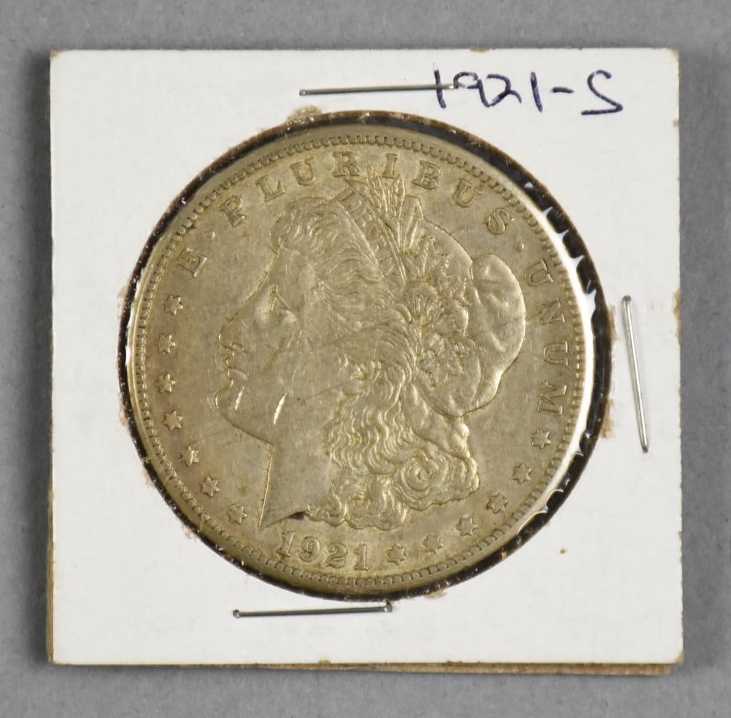 1921 S Morgan Silver Dollar - Very Fine (1 of 3)